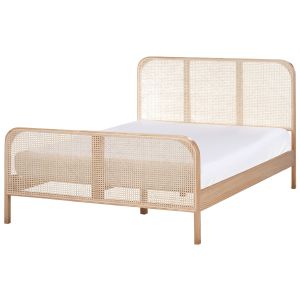 Cama madeira de pinho gonfaron 140 x 200 cm castanho claro