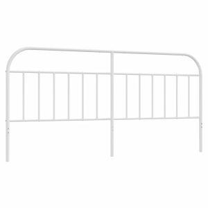 vidaXL cabecero de metal blanco 193 cm