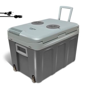 Geleira eléctrica 40l, refrigerador eléctrico briebe cf1155 cinza 58 w