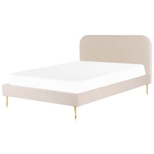 Cama veludo flayat 180 x 200 cm creme claro