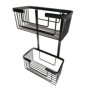 Kibath suporte de gel retangular gun metal graphite / antracite de alumínio