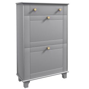 Sapateira 60x23,5x98,5 cm color gris Homcom