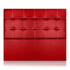 Cabeceros tritón tapizado polipiel rojo 170x120 de sonnomattress