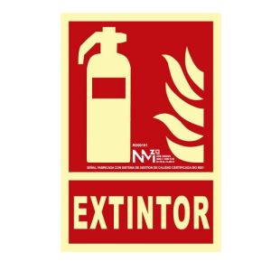 Panneau de extinção - normaluz - rd00101 - sinal luminescente - classe b -