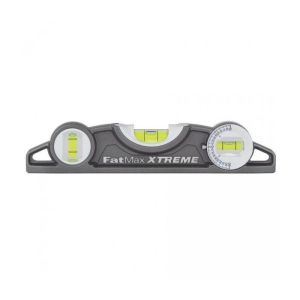 Nível torpedo - stanley - fatmax xl 25cm - alumínio - 3 frascos - magnético