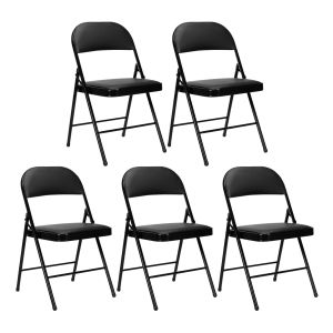 Pack 5 cadeiras dobráveis ​​acolchoadas Thinia Home