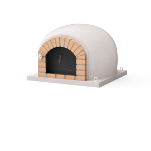 Movelar - forno a lenha modelo stromboli branco - 100x100x77 cm