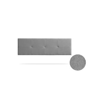 Cabeceira estofada altea aqualine 210x50x5 cm - cinzento claro - moonia