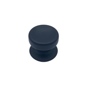 Puxador fixo puxador, diâmetro: 70 mm, alumínio, preto
