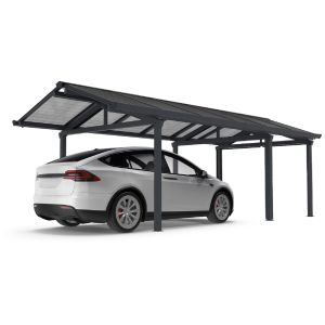 Marquise solar Gardiun techno becquerel i 340x712x277 cm garagem | pai