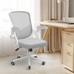 Rattantree cadeira de escritório ergonómicacom com arrumação, cinzenta