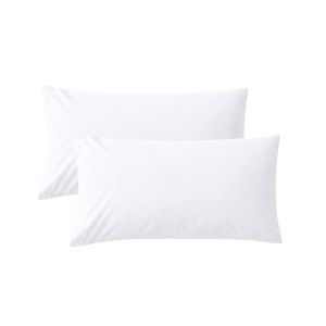 Pack 2 fronhas branco 70cm - 100% aLGodão - donegal collections