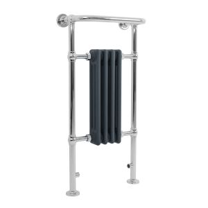 Radiador toalheiro tradicional – 950mm x 480mm – cinza antracite