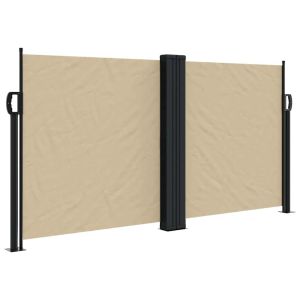 Toldo lateral retrátil 120x1200 cm bege