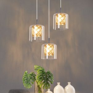 Nettlife luminária de pendurar g9 prata 20x20