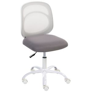 Cadeira home office blissful tecido cinzento