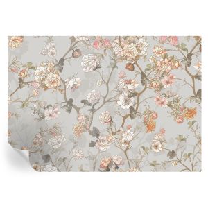 Papel de parede vinílico padrão romântico 208x146 tulup