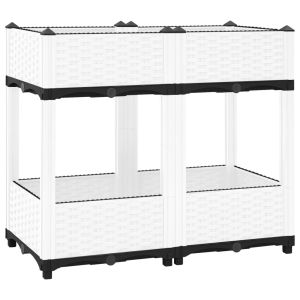 vidaXL arriate polipropileno 80x40x71 cm
