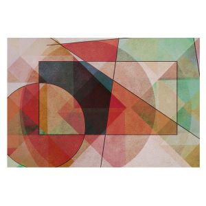 Papel de parede non-woven 250x250 abstração geométrica tulup