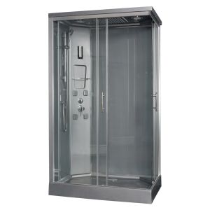 Ondée - cabina de duche hidromassagem sery para duche - cromada - 120x80cm