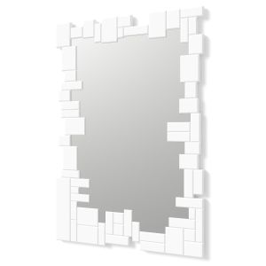 Dekoarte - espelhos decorativos irregular branco|100x70cm