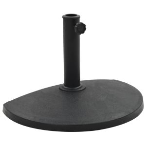 Base de guarda-sol semicircular de poliresina 9 kg