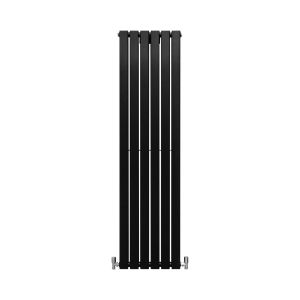 Radiadores de painel plano de designer 1600x420mm - preto fosco