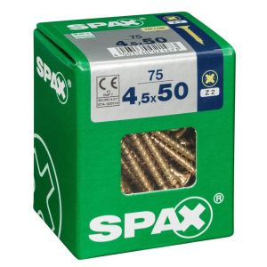 Tirafondo cabeza plana yellox - l - 4,5x50 mm