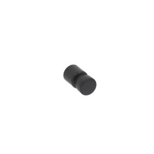 Puxador para móveis, zamac, com 15 mm de diâmetro, preto