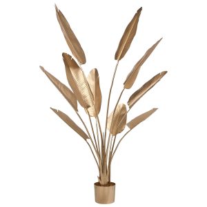 Planta artificial banana tree 162 cm dourado
