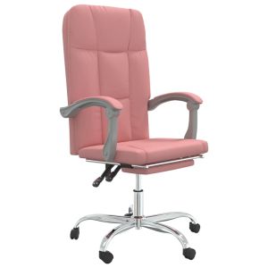 Cadeira de escritório - helloshop26 - modelo reclinável - couro sintético r