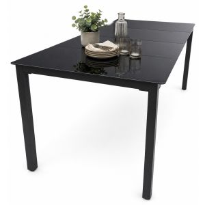 Mesa de jardín miami vidrio mate ver selección