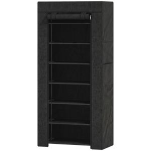 Sapateira 60x30x126 cm aço, tecido não tecido Homcom