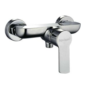 Kibath torneira de duche monocomando six cromado fabricada em latão