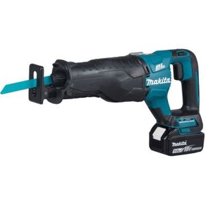 Serra sabre Makita 18 v li-ion 5 ah - 2 baterias, carregador em estojo - dj