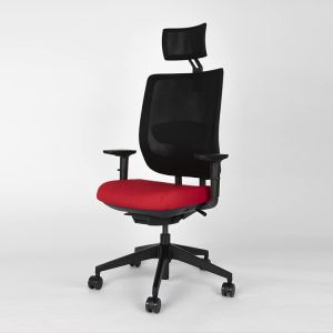 Actiu trim cadeira  ergonómica rossonero - con cabezal