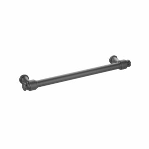 Puxador para móveis, zamac, dist entre furos 160 mm, preto,balagem  25