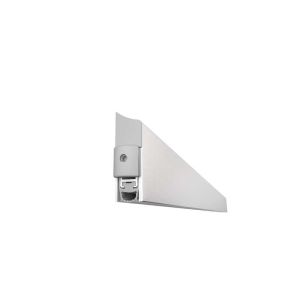 Veda porta automático sobreposta rf 60 min 930 mm prateado