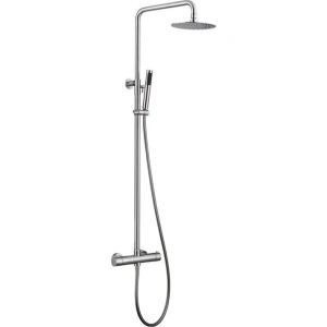 Coluna de duche exterior/interior em aço inox. S304 termostático
