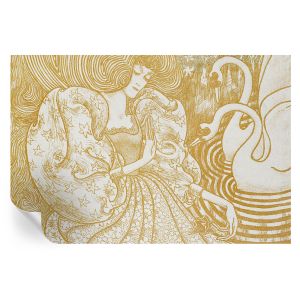 Papel de parede vinílico elegância feminina 104x152 tulup