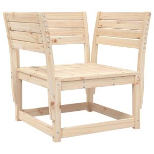 vidaXL silla de jardín madera madera maciza de pino