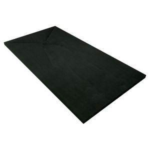 Ondee - base de duche nola 3 - cortável - 90x160 - resina - preto - batoque