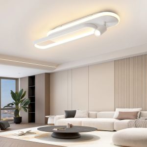 Nettlife luminária de teto LED branco  60x13