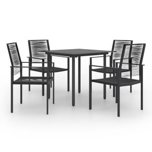 vidaXL juego de comedor de jardín 5 piezas