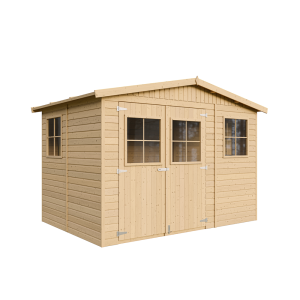Cobertizo de madera con suelo tratado -  6m2 - Timbela m334+m334g