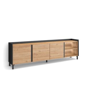 Móvel de tv, 207x35x61cm, LED rf4837