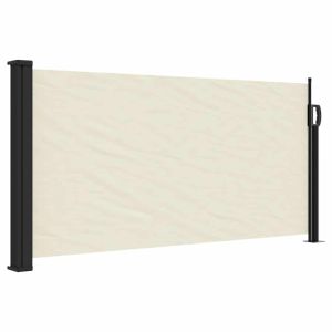 Toldo lateral retrátil 100x300 cm cor creme
