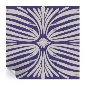 Papel parede adesivo simetria floral 250x250 tulup