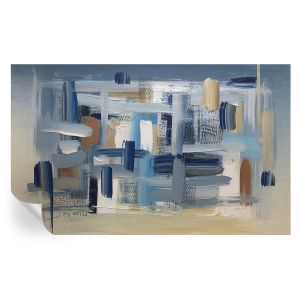 Papel parede adesivo pincéis de abstração 416x254 tulup