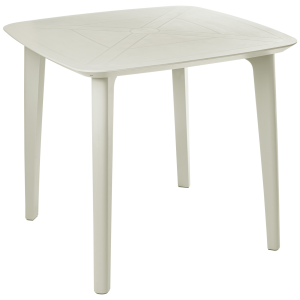 Mesa de refeição de jardim sorico 86 cm 86 cm creme claro